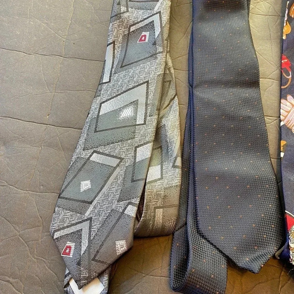 Men Dress Shirt Ties 3 Pieces Lot - Picture 3 of 4
